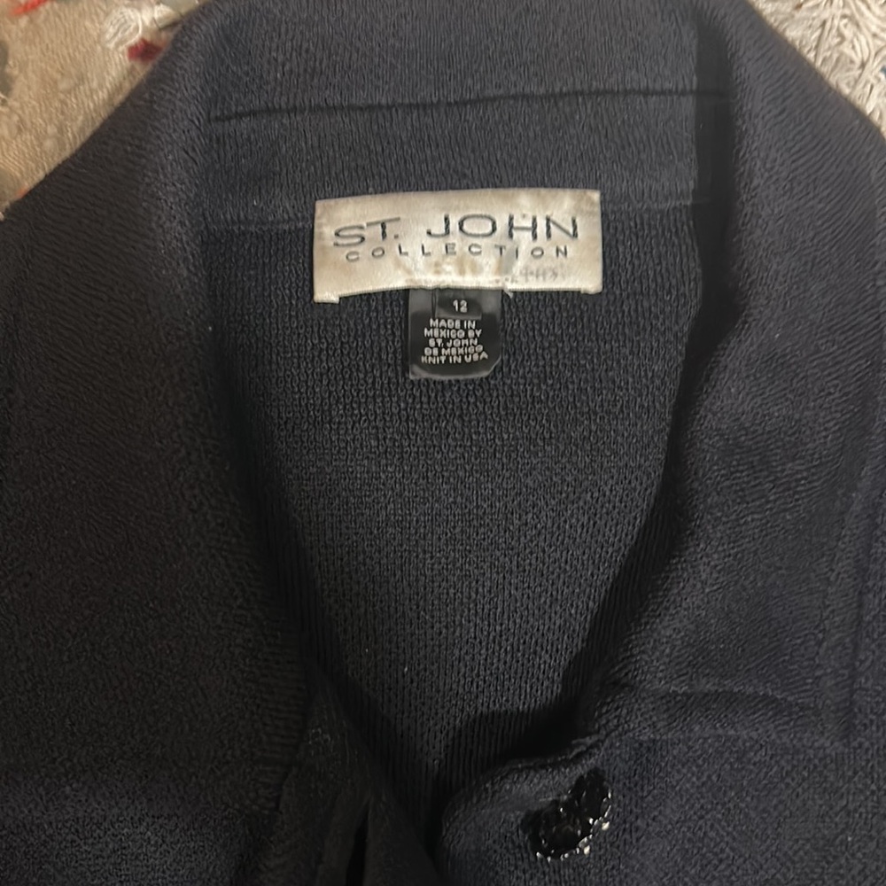 St John Collection Button Knit Jacket/Cardigan - image 2